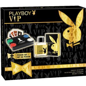 Playboy Geschenkset VIP 50ml Inclusief Pokerset