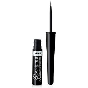 Rimmel London Glam'Eyes Professional Liquid Eyeliner - Black Glamour