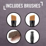 Rimmel - Brow This Way Palette - Wenkbrauw Make-up - Tint 003 Dark Brown - 1,3 g