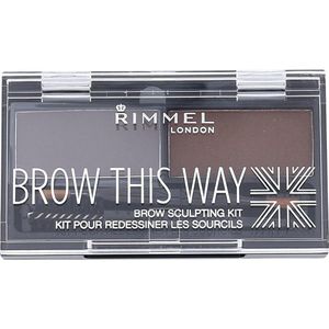 Rimmel London Brow This Way Sculpting Kit 003 Dark Brown