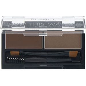 Rimmel - Brow This Way Palette - Wenkbrauw Make-up - Tint 003 Dark Brown - 1,3 g