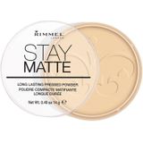 Rimmel Stay Matte Gepresstes Puder - Transparent