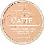 Rimmel London - Stay Matte Pressed Powder - Gezichtspoeder - 003 Peach Glow