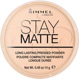 Rimmel London - Stay Matte Pressed Powder Poeder 14 g 006 - Warm Beige