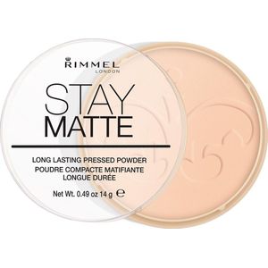 Rimmel London Stay Matte Pressed Powder - Gezichtspoeder - Warm Beige - Flawless Skin