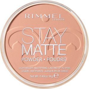 Rimmel London - Stay Matte Pressed Powder - Gezichtspoeder - Cashmere - Matte Finish
