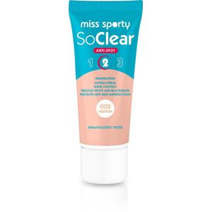 Miss Sporty So Clear Anti-Spot 2 foundation maskujący niedoskonałości 002 Medium 30ml