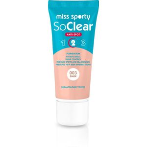 Miss Sporty So Clear Anti-Spot 2 foundation maskujący niedoskonałości 003 donker 30ml