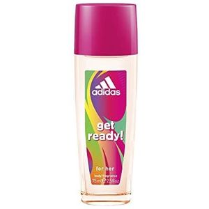 adidas Get Ready! Vochtinbrengende douchegel met fruitige bloemengeur voor zijdezachte en zachte huid met pH-waarde - 250 ml