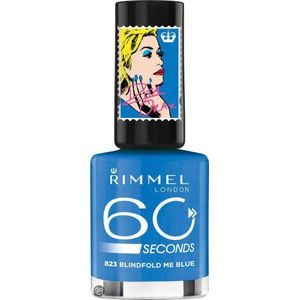 Rimmel London 60 seconds RO collectie Nagellak - 823 Blindfold Me Blue
