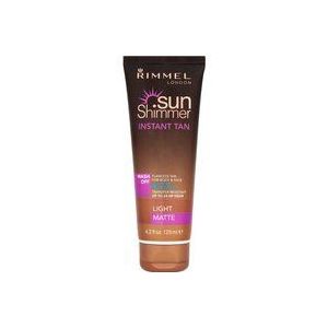 Rimmel - SunShimmer Instant Tan Matte Water Resistant Waterproof body bronzer to 125 ml Eye Shadow Light Matte -