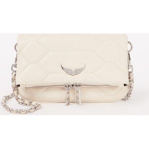 Zadig&Voltaire Rock Nano XL clutch van quilted lamsleer