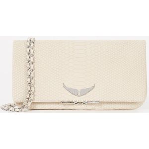 Zadig&Voltaire Rock Soft Savage clutch van leer