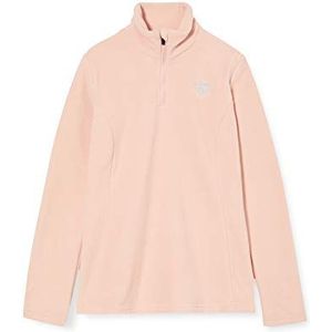 Rossignol Meisje 1/2 Zip fleece technische fleece fleece voor kinderen, poederroze, 4 jaar