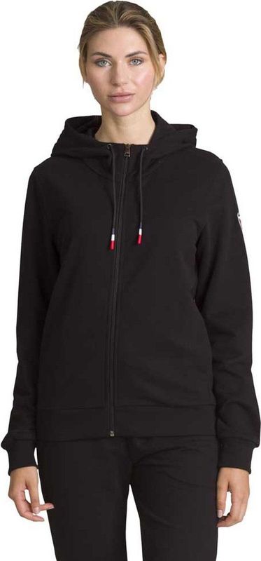Rossignol Logo Fl Hood Sweatshirt Met Rits Zwart Vrouw