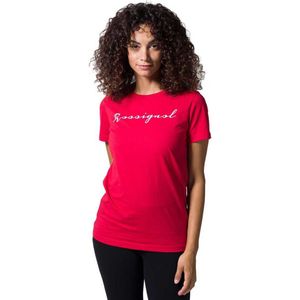 Rossignol Logo Rossi T-shirt Met Korte Mouwen Rood L Vrouw