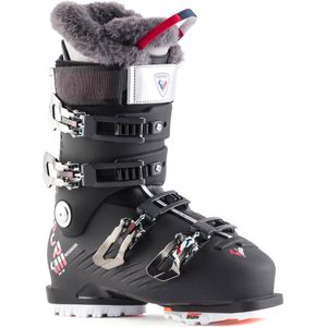 Rossignol - Dames skischoenen - Pure Pro 100 Gw Mtl Charcoal voor Dames van Wol - Maat 23.5 - Zwart