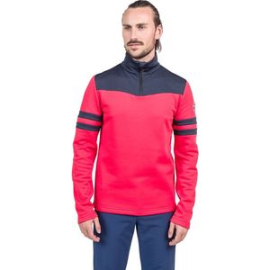 Rossignol Ski pulli + Rits Skipully Heren Rood