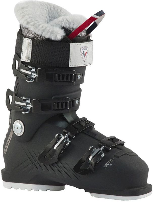 Rossignol - Dames skischoenen - Pure 70 Black voor Dames - Maat 35 - Zwart