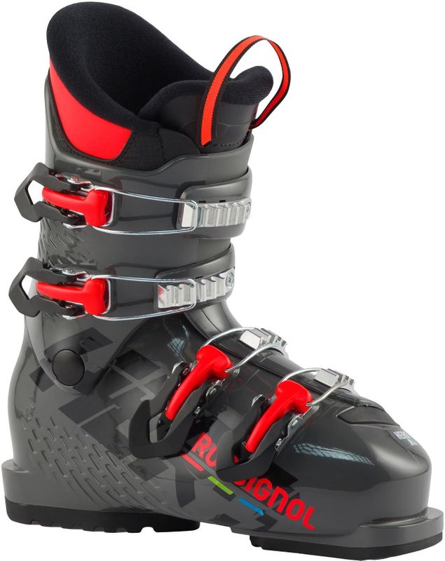 Rossignol - Hero J4 - Skischoenen - Grijs/Rood - Junior