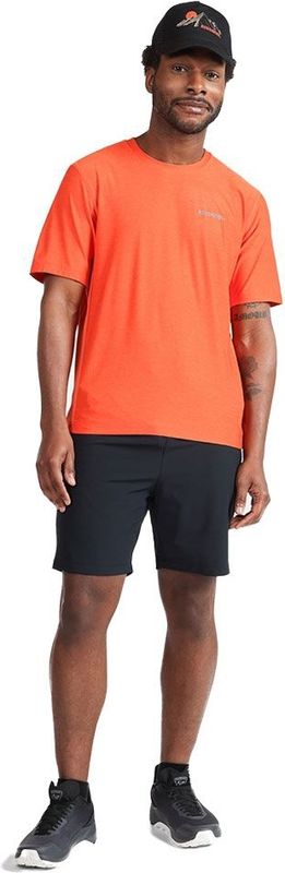 Rossignol - Westweg Tee - T-shirt - Zwart - Gerecycled Stretchstof - UPF 50+