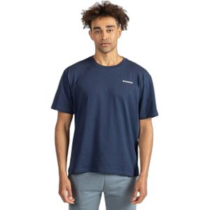 Rossignol - Waterfall Tee Dark Navy - T-shirt - Marine Blauw - Heren van Katoen