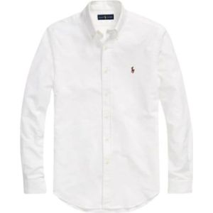 Ralph Lauren, Heren, Overhemden, Wit, Maat: S Katoen,