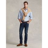 Slim oxford hemd POLO RALPH LAUREN. Katoen materiaal. Maten XXL. Blauw kleur
