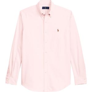 Polo Ralph Lauren - Slim Fit Oxford Overhemd - Roze - Katoen - Lange Mouwen