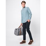 Polo Ralph Lauren - Slim Fit Overhemd - Blauw - Katoen - Lange Mouwen