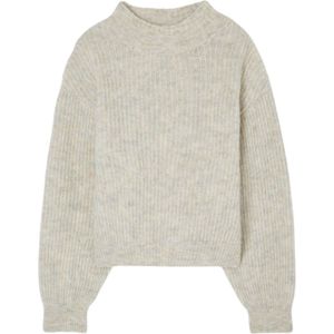 American Vintage - EAST - Gebreide Trui - Grijs - Acryl Mix