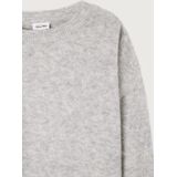 AMERICAN VINTAGE - VITOW - Gebreide Trui - Licht Mêleegrijs - Alpaca Wol