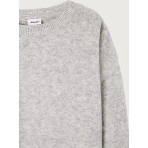 AMERICAN VINTAGE - VITOW - Gebreide Trui - Licht Mêleegrijs - Alpaca Wol