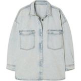 American Vintage - Joy06ce25 - Denim Jacket - Winter Bleached - 80% Katoen, 20% Gerecycled Katoen