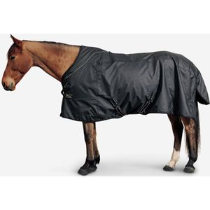 Regendeken voor paarden en pony's allweather combo 1200d zwart