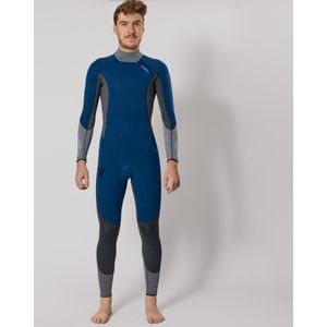 Duikpak voor heren neopreen 3 mm scd 900 blauw en grijs