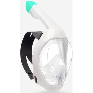 Snorkelmasker voor volwassenen easybreath 500 met tas grijs