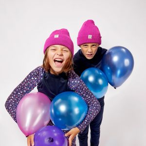 Skimuts voor kinderen fisherman fuchsia