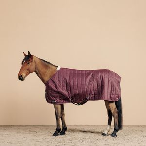 Staldeken voor ruitersport paard en pony combo 50 bordeaux 50 g