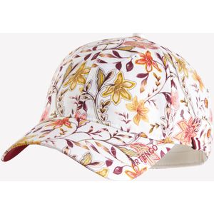 Casquette artengo tc 500 beige motifs fleurs t56