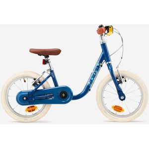 2-in-1 kinderfiets/loopfiets discover 900 3-5 jaar 14 inch blauw