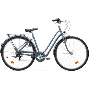 Stadsfiets dames elops 120 laag frame blauw