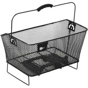BINOTHINK Fietsmand achter, grote fietsmand, stabiel achter, metalen
