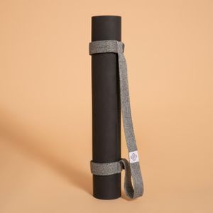Verstelbare riem voor yogamat gemêleerd grijs