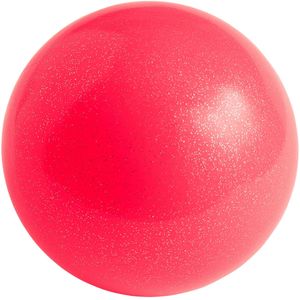 Bal ritmische gymnastiek 16,5 cm roze met glitters