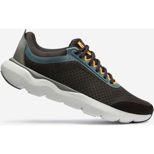 Hardloopschoenen voor heren jogflow 500.1 donkergrijs geel