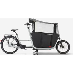 COVER UP HOC Bakfiets hoes zwart (met huif) - XL - Waterdicht - 295cm