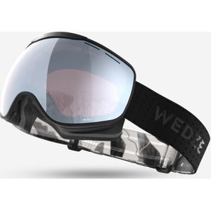 Ski- en snowboardbril voor kinderen en volwassenen g 900 s1 slecht weer zwart