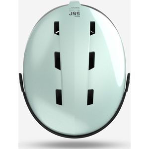 Skihelm h-kid 550 voor kinderen ijsblauw