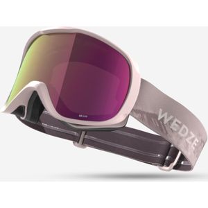 Ski- en snowboardbril voor kinderen en volwassenen g 500 s3 mooi weer roze